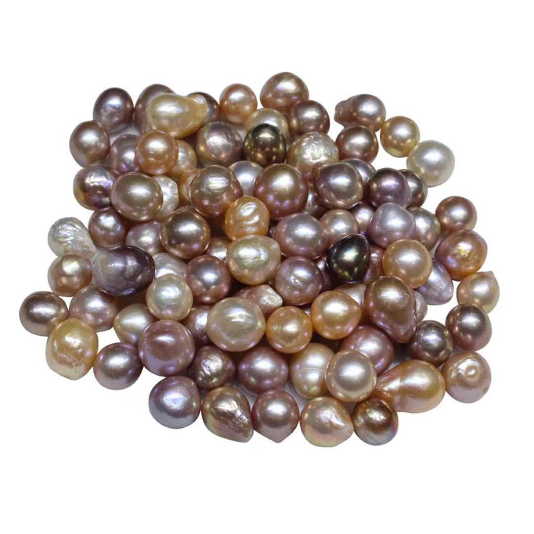 006.White /colorful /galaxy meteorite Baroque Eddison (single big pearl)