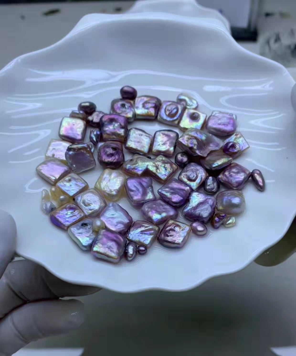 023.Square Freshwater Pearls 【buy 1 get 1 free】