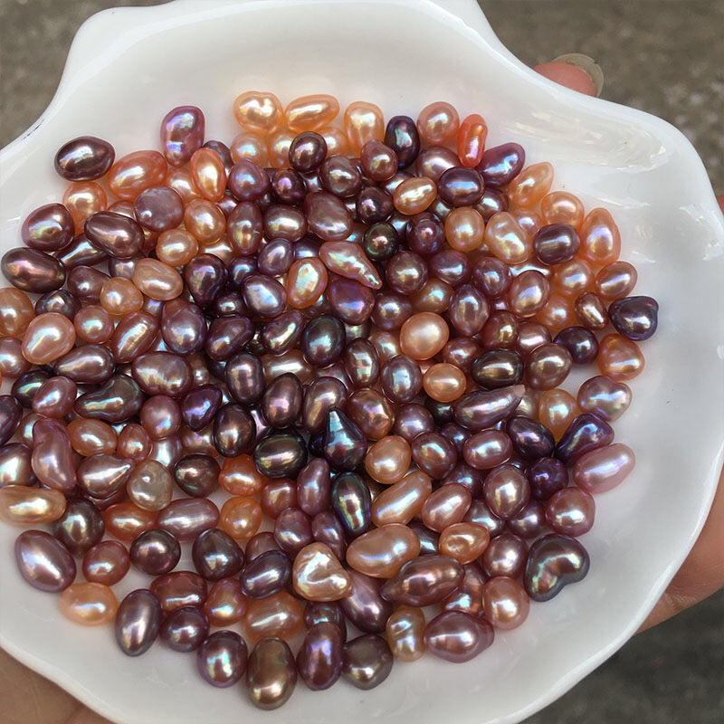 040.【Live】 Floral Freshwater Pearls Clam