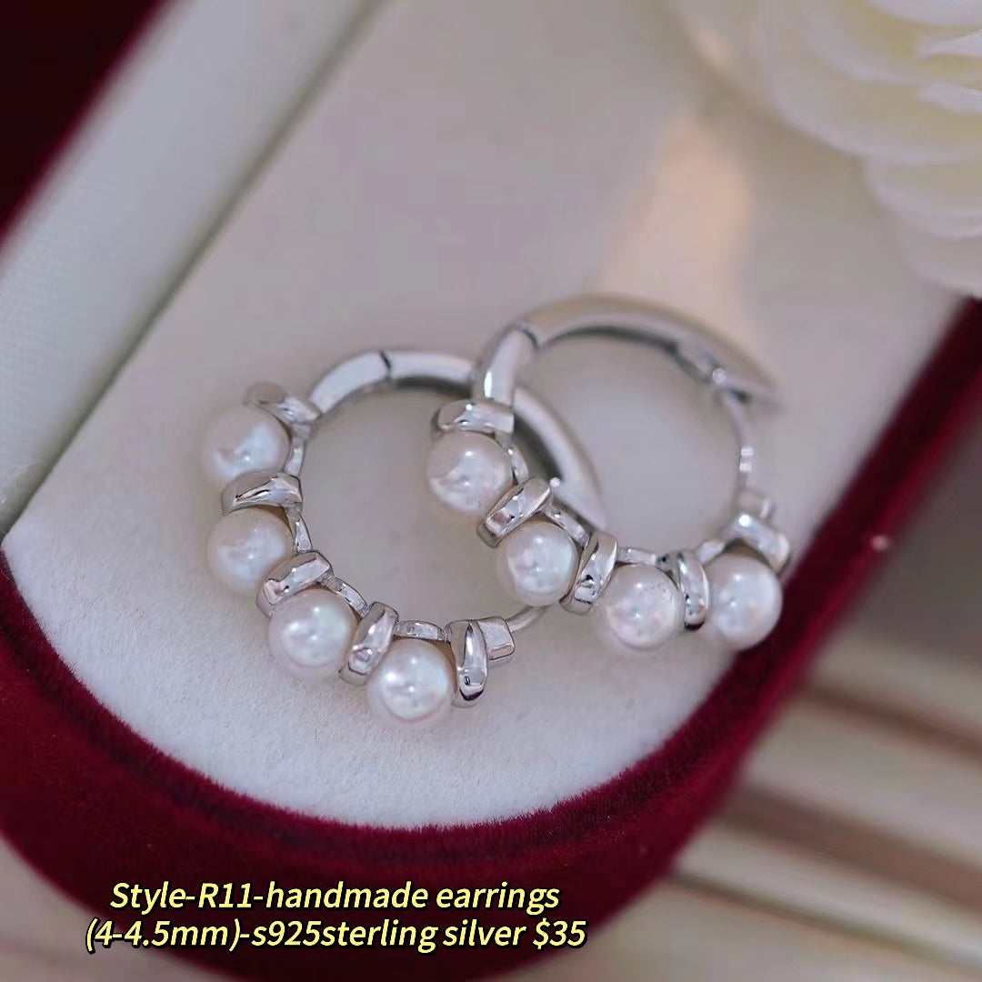 057.【Customized】Jewelry customized accessories S925 silver-Does not include pearls-No delivery for single shot!