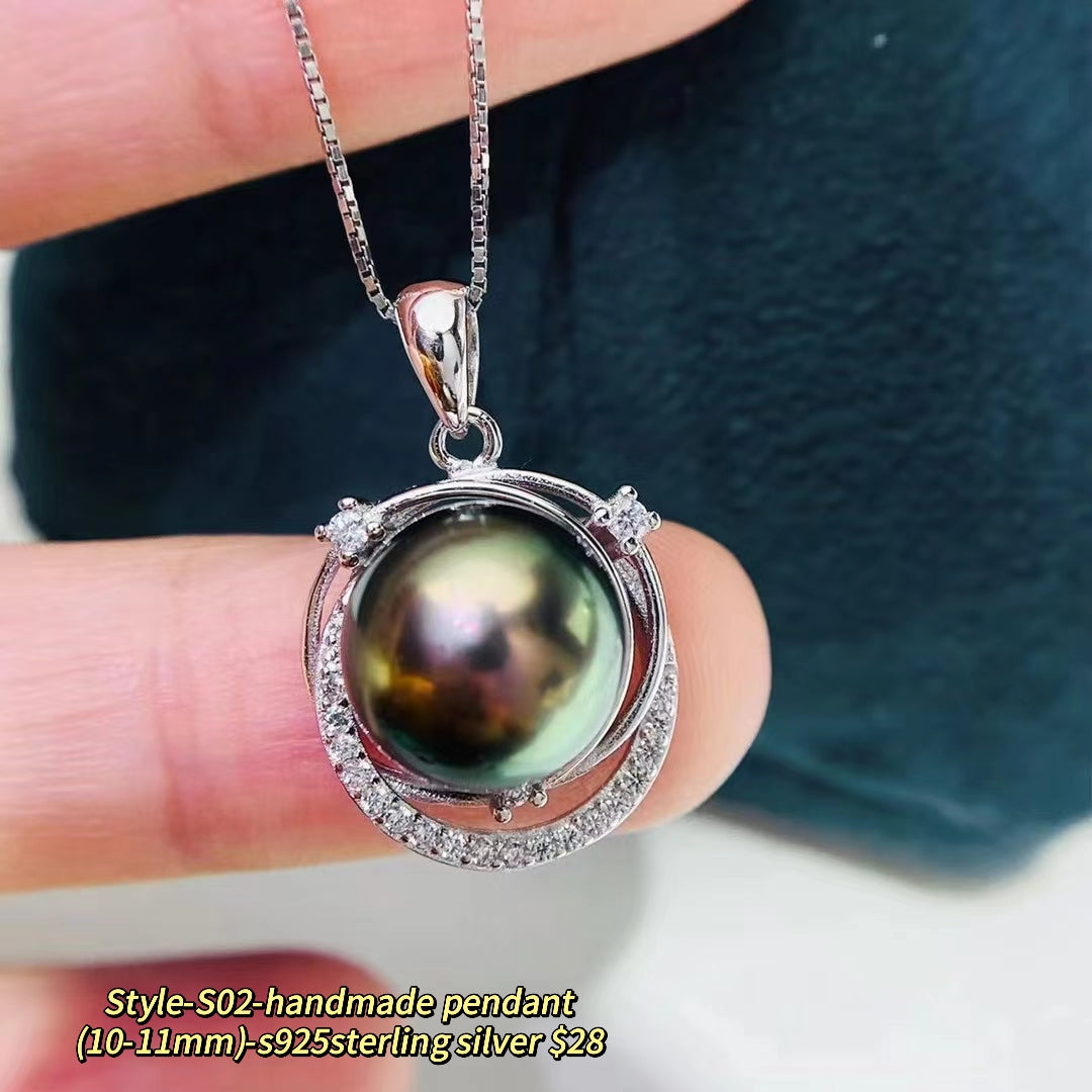 057.【Customized】Jewelry customized accessories S925 silver-Does not include pearls-No delivery for single shot!