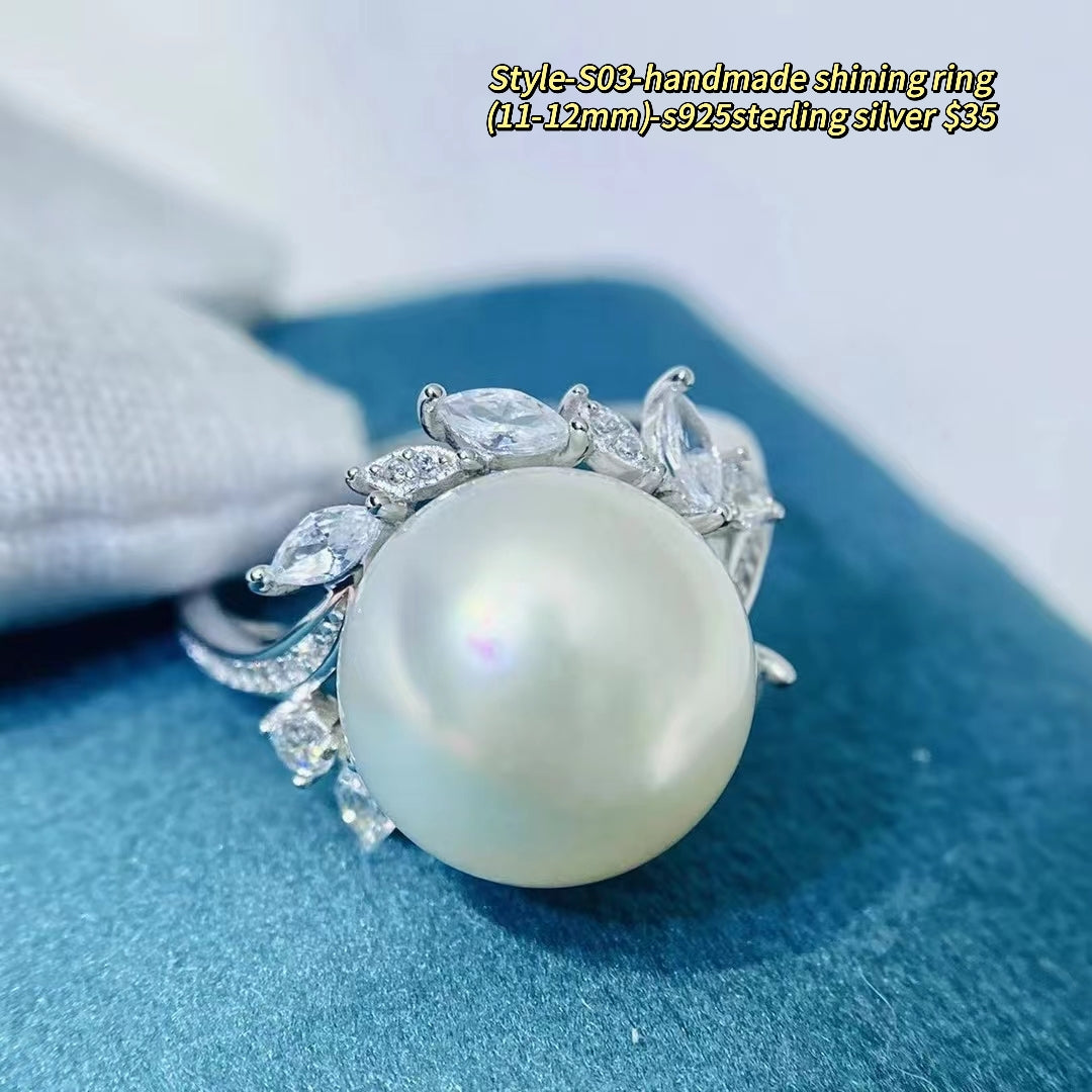 057.【Customized】Jewelry customized accessories S925 silver-Does not include pearls-No delivery for single shot!