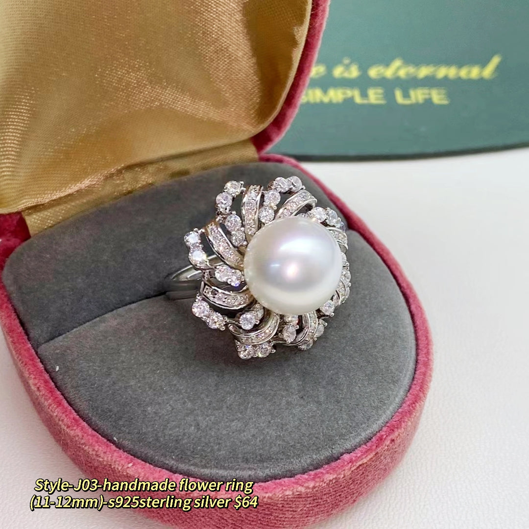 057.【Customized】Jewelry customized accessories S925 silver-Does not include pearls-No delivery for single shot!