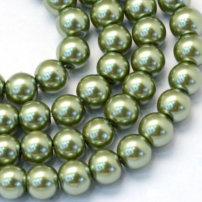 035.【Live】Matcha Green pearl（loose pearl）