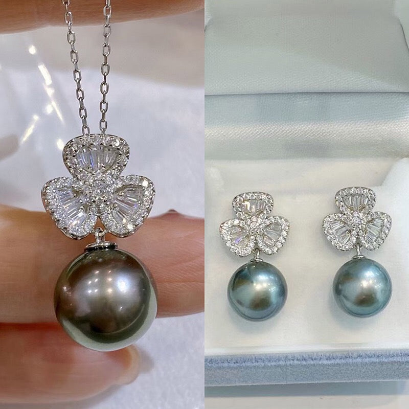 059.【Customeized】s925 sterling silver jewelry accessories-Does not include pearls-No delivery for single shot