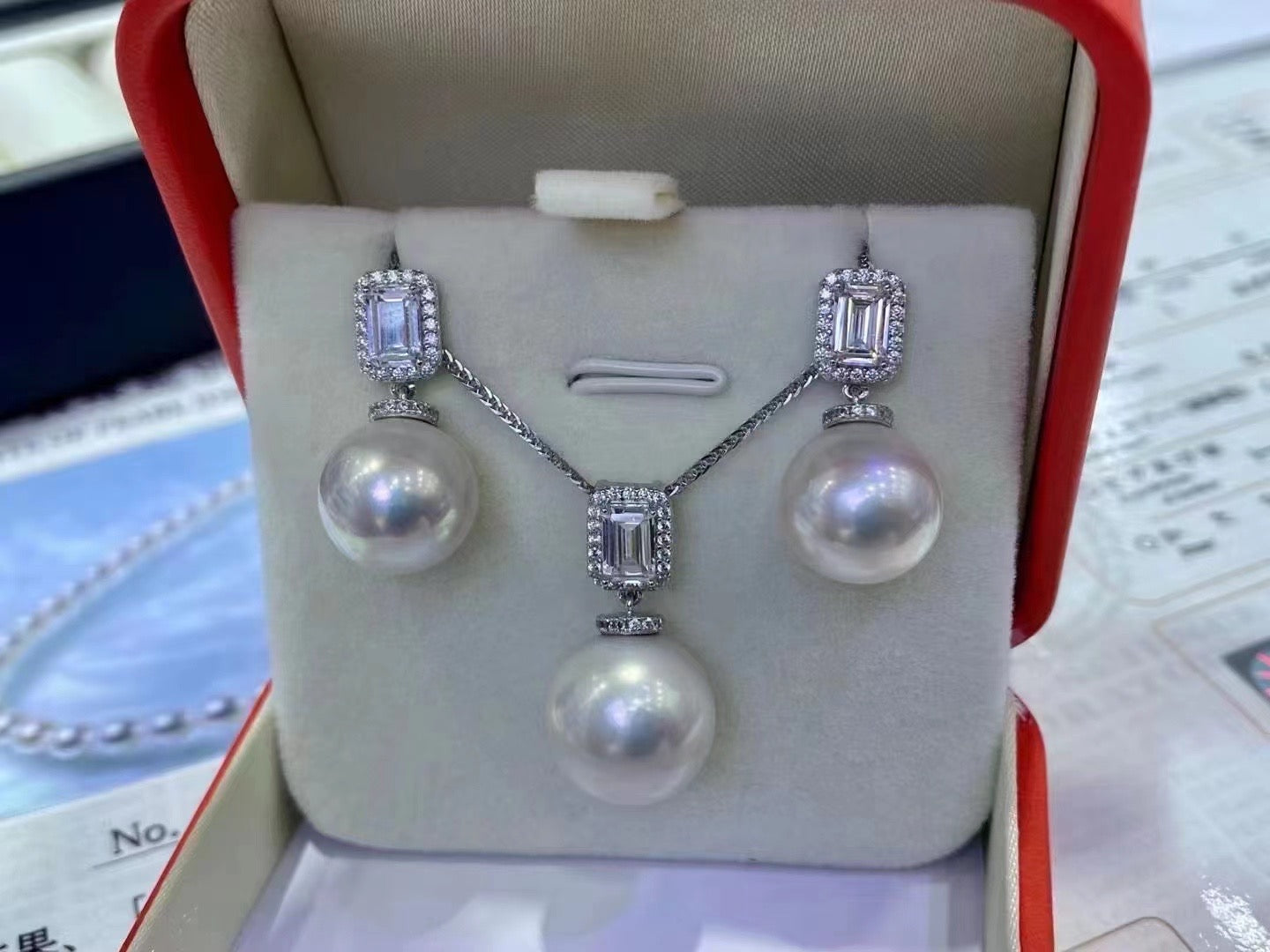 059.【Customeized】s925 sterling silver jewelry accessories-Does not include pearls-No delivery for single shot