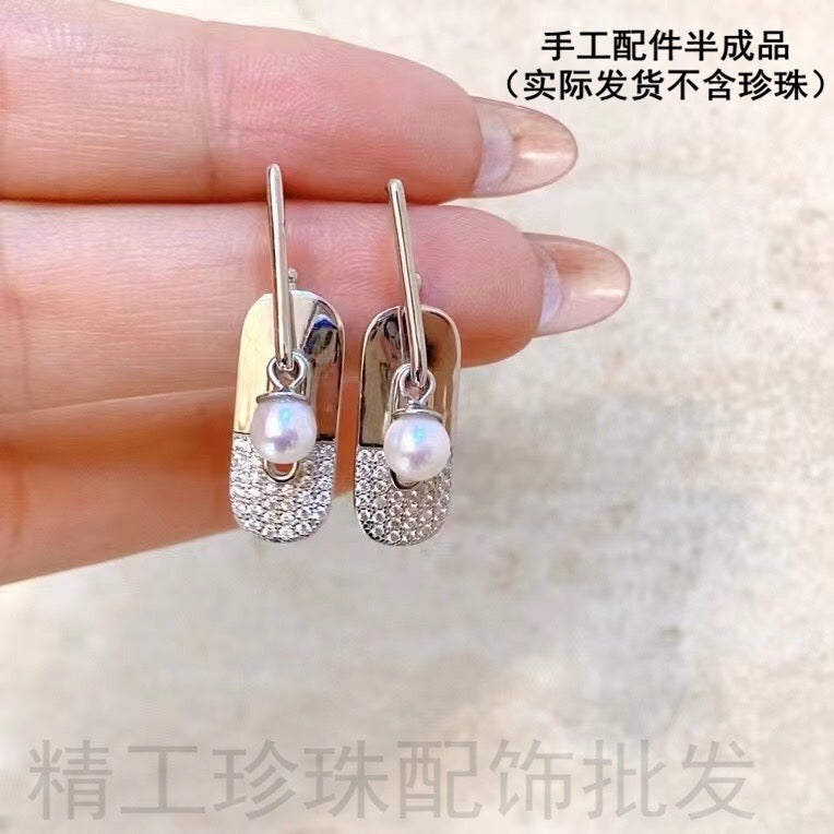 060.【Customized】s925 sterling silver Jewelry customized accessories-Does not include pearls-No delivery for single shot