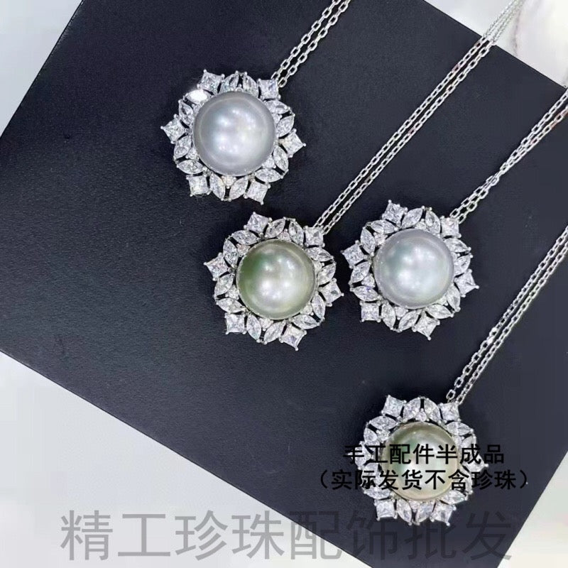 060.【Customized】s925 sterling silver Jewelry customized accessories-Does not include pearls-No delivery for single shot